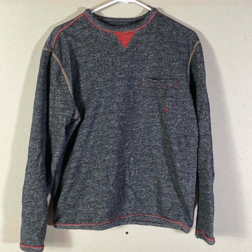 32 Bar Blues DEVIL'S IN MY DEN FRENCH TERRY PULLOVER, Men’s Medium